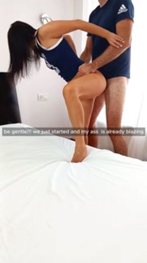 " i shouldn`t listen to you!! my ass is already burning "