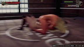 Bambi Bimbo VS Riley Blacke (Naked Fighter 3D)