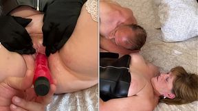 Granny Carmen Angel: Elegant Vibrator Fucker