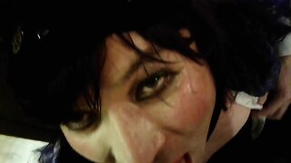 Messy face be fuck and facial