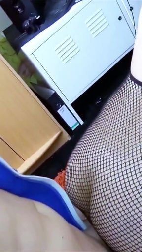 Iconic moment from &quot;Girl with big floppy tits surprises best friend to fuck German teen&quot;