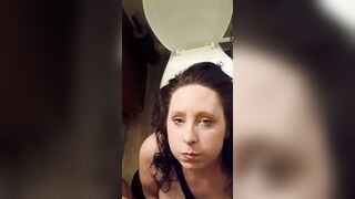 Piss whore fiance loves drinking piss