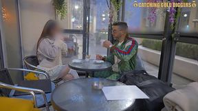 Petite Chinese girl gets picked up and fucked hard