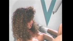 Horny Boy Watches Two Lesbians Fucking and Offers His Hard Cock