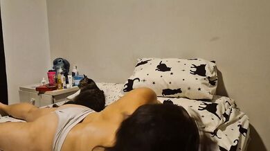 ROUGH BED TIME SEX WITH MY STEP SISTER