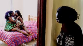 ”Horny Ebony Roommies Enjoy Secret Affair”