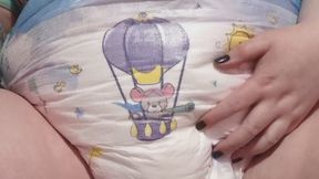 DisabledDaisyBBW diaper ASMR and then wetting myself
