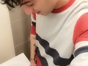 Lazy to go to the toilet , so I piss to the sink