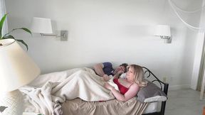 stepmom shares a single hotel room bed with stepson