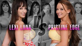 Big Titted Milfs Lexi Luna &amp; Pristine Edge Take Turns Pleasuring Step Son&#039;s Cock POV - PervMom