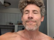 Papi Paul Pixel gets off and licks his cum