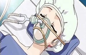 Busty anime teen licked out after fucking cock