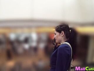 MallCuties - Amateur girl sucks a stranger in a shop