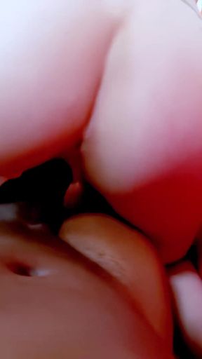 Petite teen and big black cock for a creampie