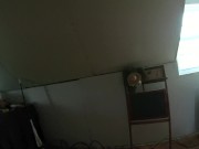 CAUGHT BY CABLE GUY OUTSIDE WINDOW!! (deleted scene)