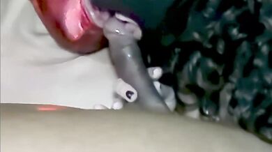 Bisexual threesome sucks and swallows husband's BBC today