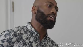 Bald Xavier Zane suffers ass pain to gain JJ Lakes creamy cum