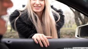Busty German SEASONED BEAUTY Micky Muffin swallows cum during hot blowjob