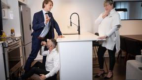 ”Leo's Secret Hookup with Date's Dad”