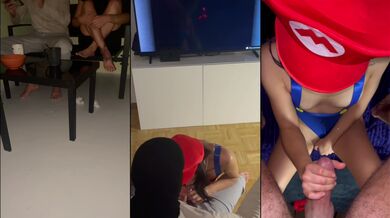 Real Couple POV: Cosplay Babe Gets Fucked After Disturbing Her Boyfriend While Gaming