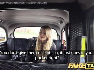 Fake Taxi Cute golden-haired tax inspector loves kinky coarse sex