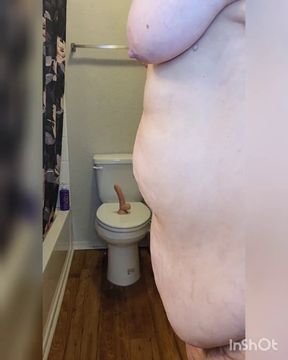 Horny BBW Queen Rides Solo