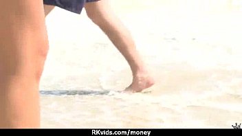 Hot sexy amateur babe needs a lift and takes cash 26