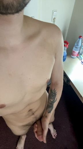 Jerking naked