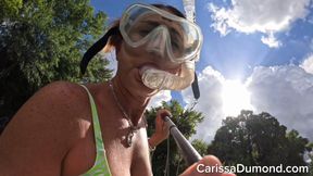 Freediving and snorkling in the springs