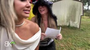 slutty influencers use their bodies & blowjob skills to escape! - full video
