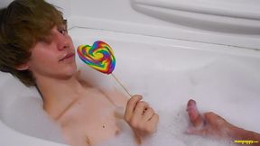 *** handjob in the bathtub