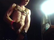 bustin a quick nut in creepy tweaker garage