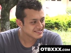 OTBXXX.com - Latino amateur enjoys foot and ass worship before intense bareback fucki