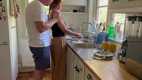 Fucking my wife when she does the dishes