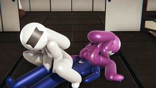 Among us - Blue Fucks White and Pink (futa) (japanese)