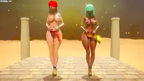 Pyrrha Emeralds Steamy Strip Tease Ignites Forbidden Desire in RWBY World