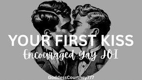 Your First Kiss (Encouraged Gay JOI)