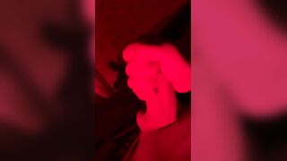 Twunk is tugging and nutting after night pub
