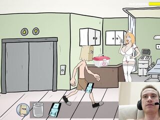 FuckerMen Hospital – Big Melons Nurse Sucks My Biggest Penis Adult Game Playthrough