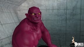 A big dick alien fucks his partner and a big booty white bitch gets recruited