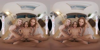 Naughty America - Co-ed babes April Snow, Lilly Bell, and Skylar Snow, enjoy their Summer Vacation r