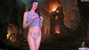 Evil Giantess Queen Sage Eldritch Defeated by Tiny Hero