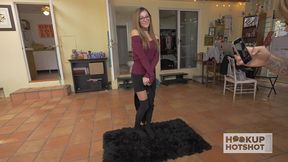 bts: moka mora poses & preps for hardcore hookup scene