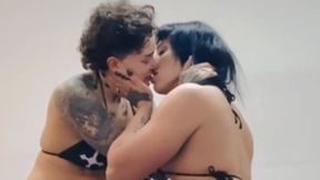 BTS Wrestling with my GF Kourtneyinked