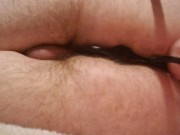 Slutty Bottom Using Prostate Massager