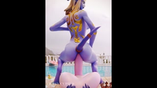 Draenei Elf Futa sex in the Epic Pool Party [Grand Cupido] ( World of Warcraft )