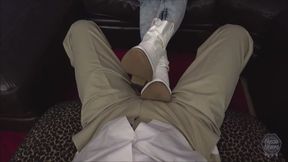 AN OLD TIMEY BALLBUSTING AND BOOTJOB (MP4 FORMAT)