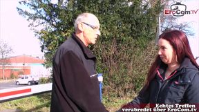 Ugly old man seeks German teen 18 and fucks her