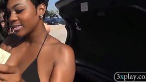 Cash for Ebony and Reality Tit Flashing