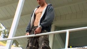 BoyPissing Jeremiah Johnson And Devon Lee Scott Get Drenched In Golden Showers With Cody